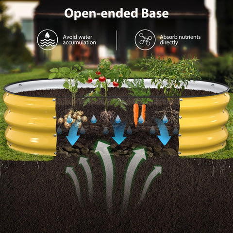 Winpull base abierta y drenaje facilitando compostaje y saludable suelo