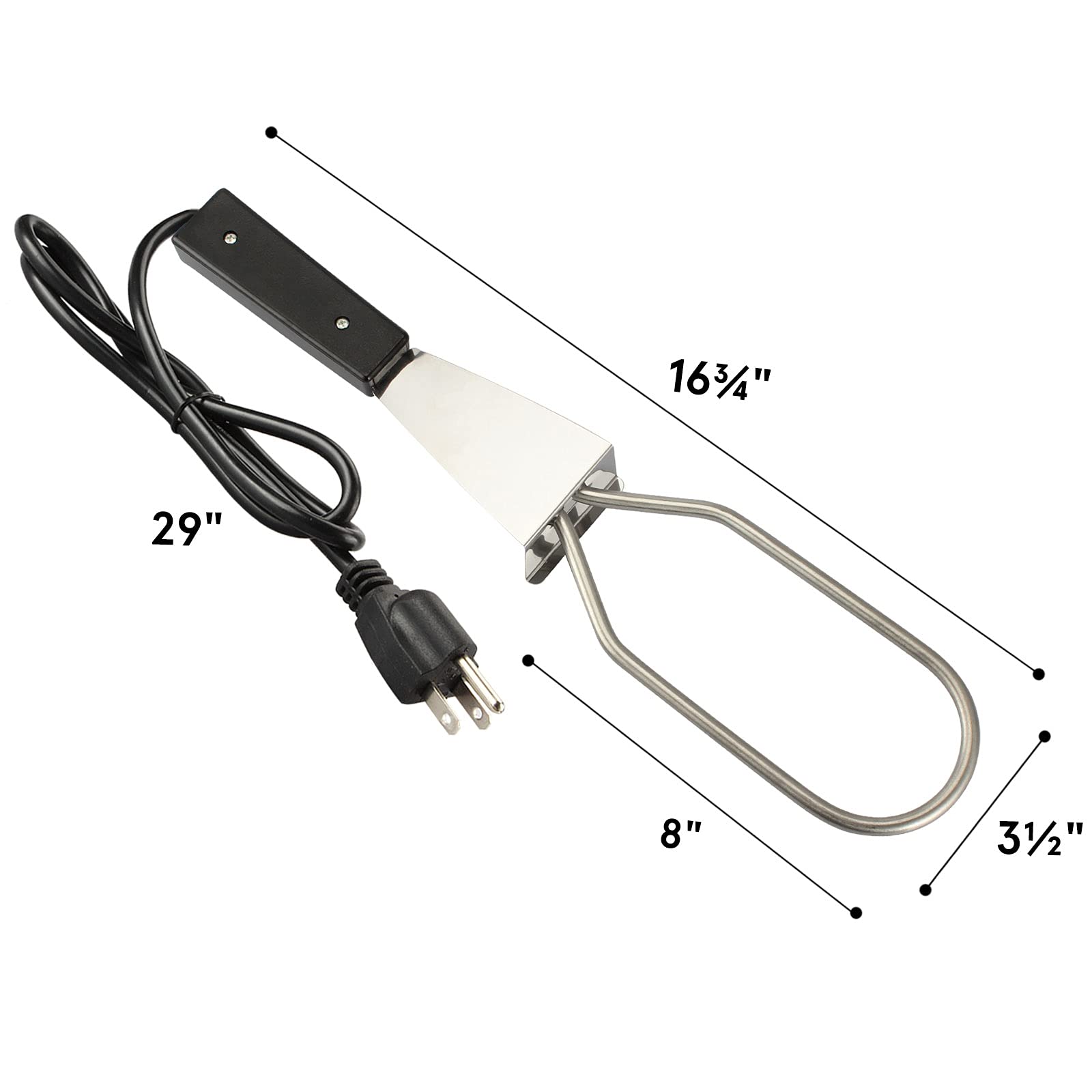 WishDirect primer plano de la resistencia 600W que calienta briquetas rápidamente