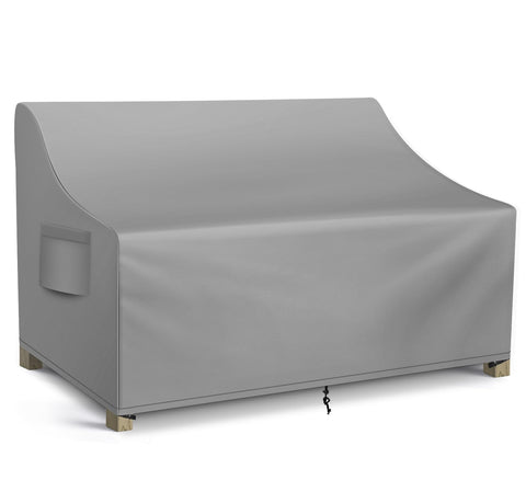 WLEAFJ vista frontal de la funda para sofá loveseat mostrando ajuste y protección