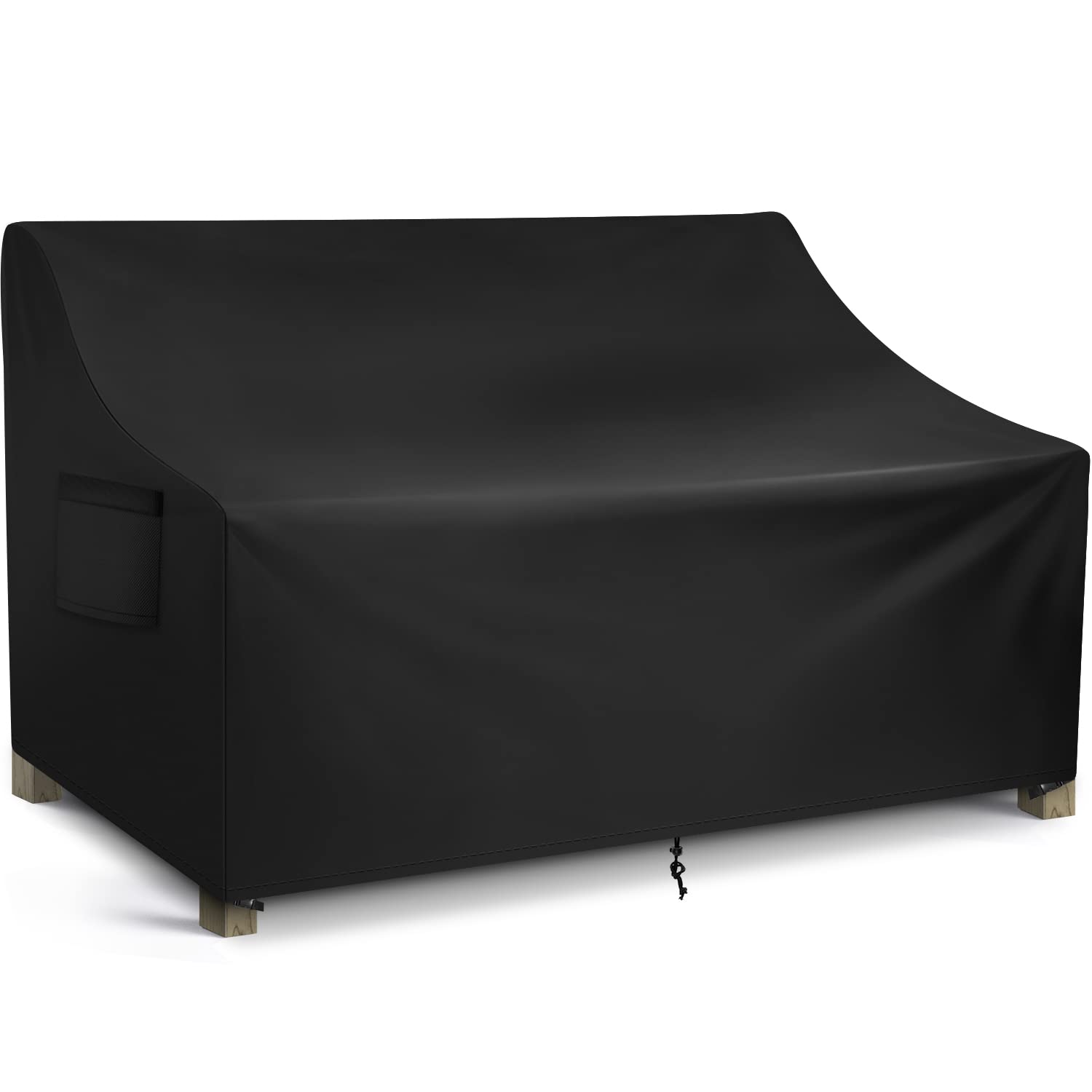 WLEAFJ vista frontal de la funda para sofá de patio protege contra lluvia
