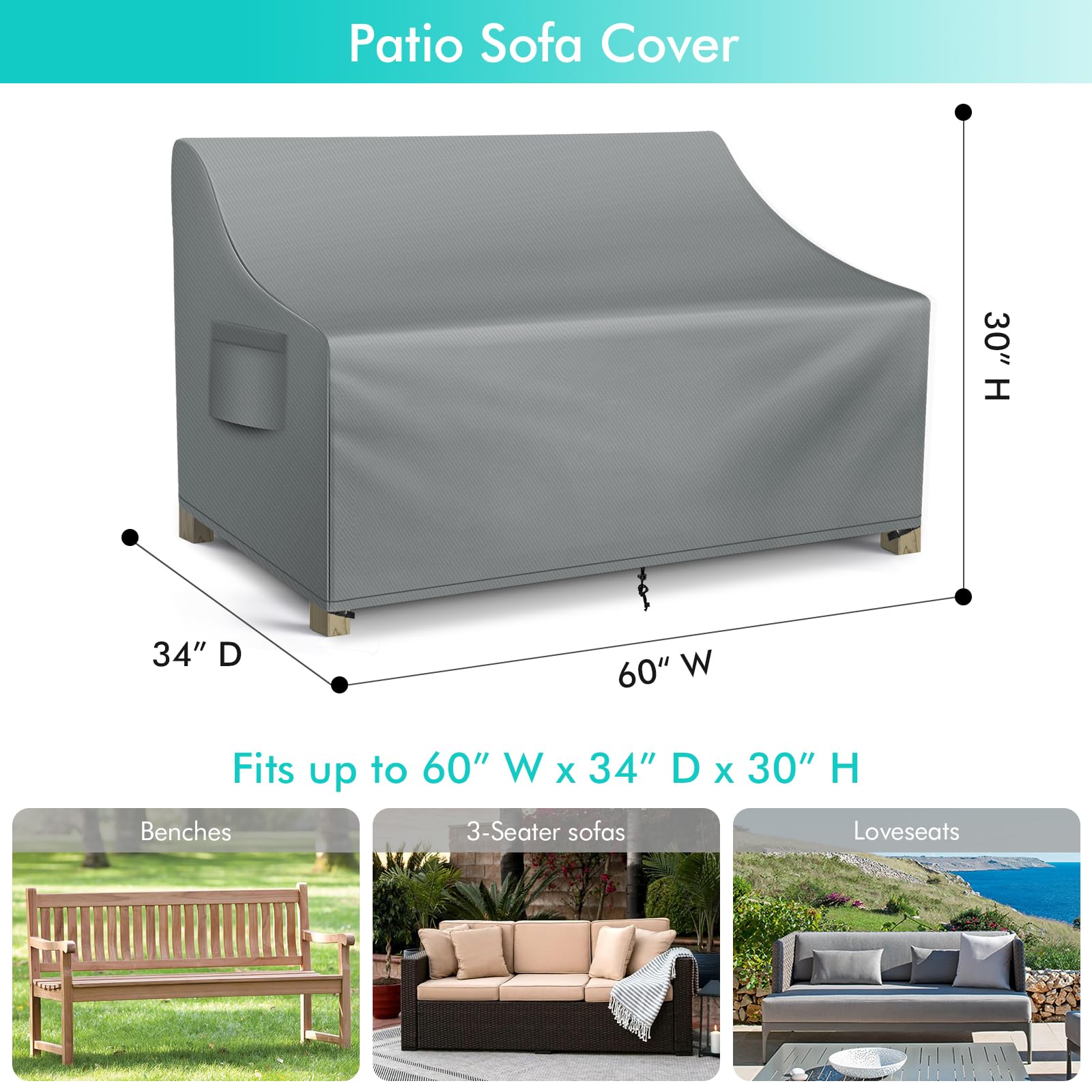 WLEAFJ primer plano del tejido Oxford resistente y duradero