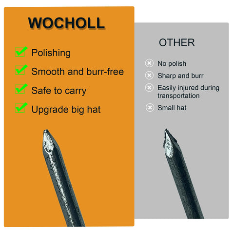 WOCHOLL estaca clavada en césped artificial asegura estabilidad