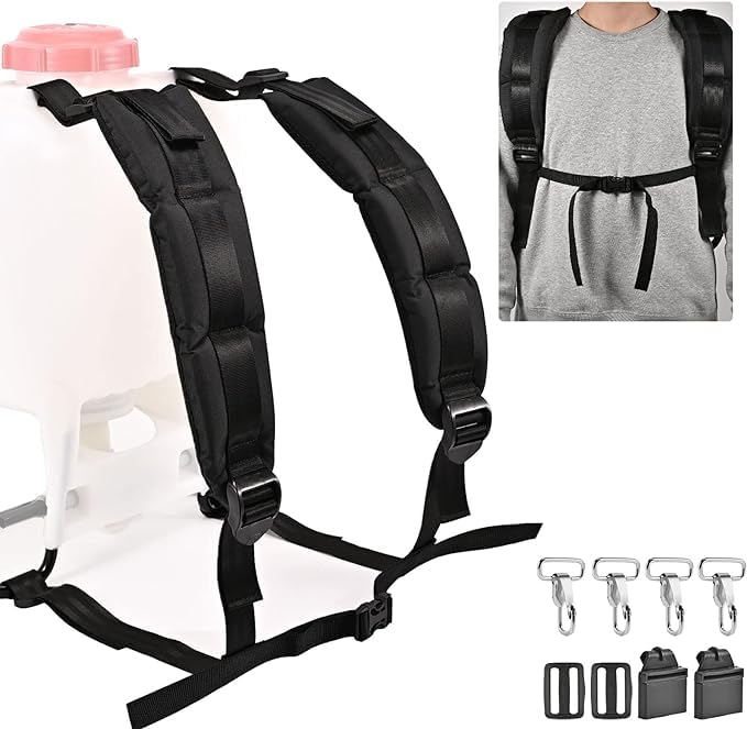 WOEKBON frontal del empaque mostrando correas y accesorios, mejora el confort