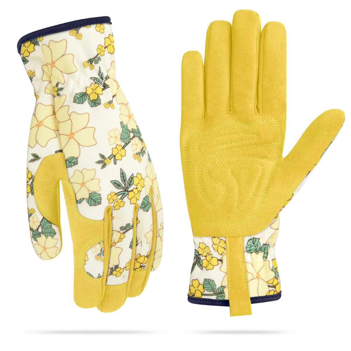 WOHEER frente del empaque amarillo mostrando guantes y beneficio de protección