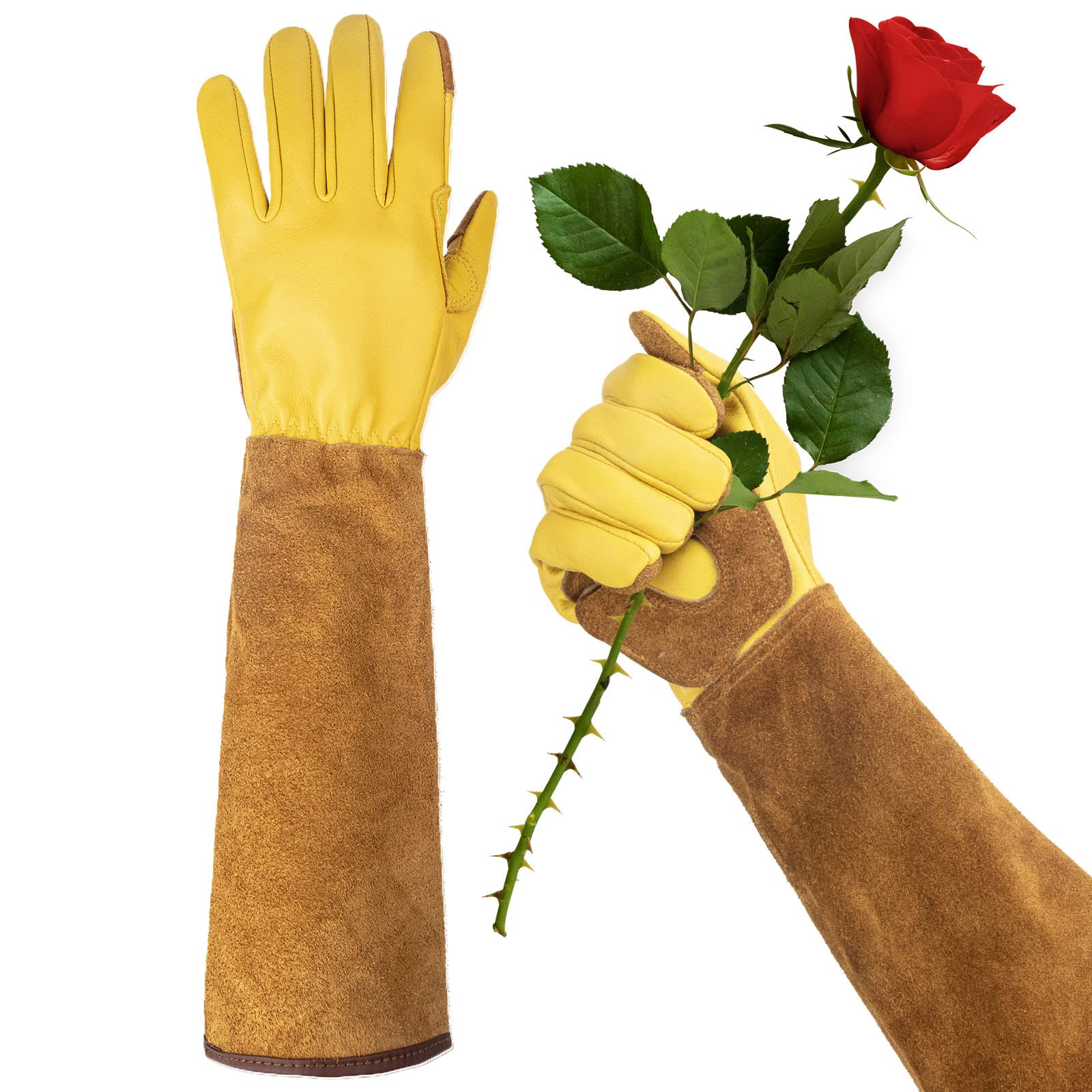 WOHEER guantes frontales empaquetados, protección inmediata al comprar