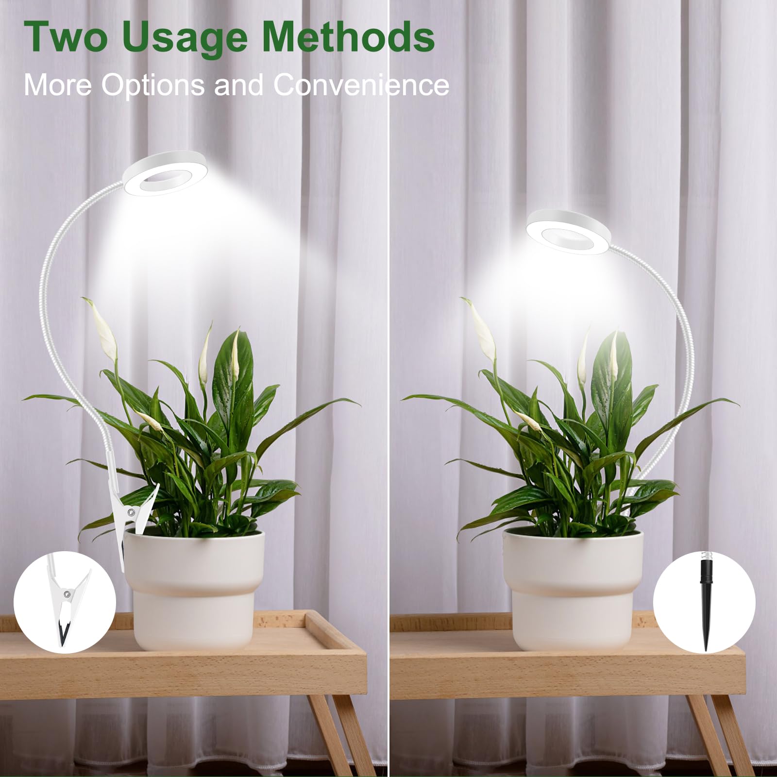 wolezek LEDs en primer plano mostrando espectro completo y eficiencia
