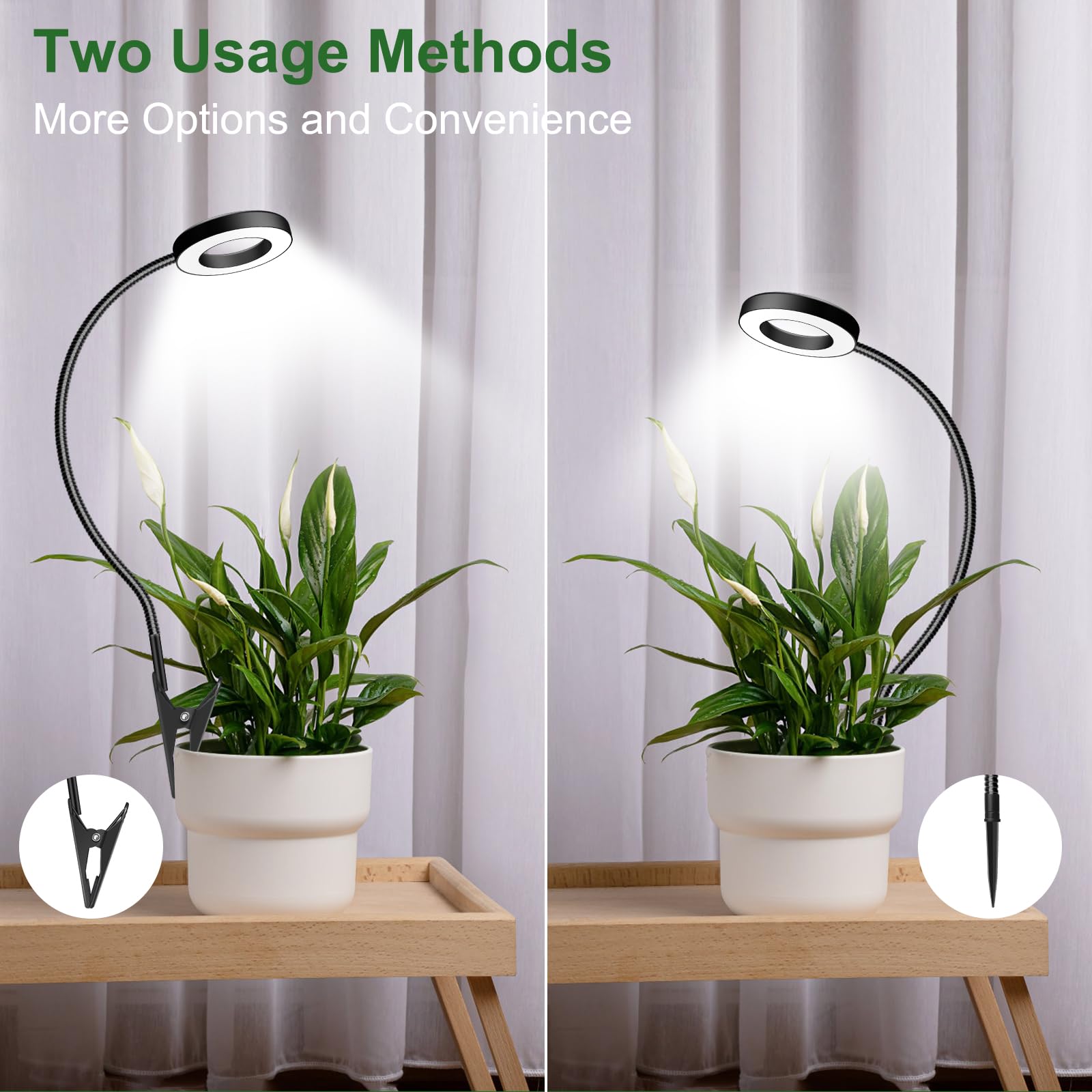 wolezek detalle de los 48 LEDs que maximizan crecimiento