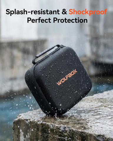 WOLFBOX funda en mano transporte cómodo con asa reforzada