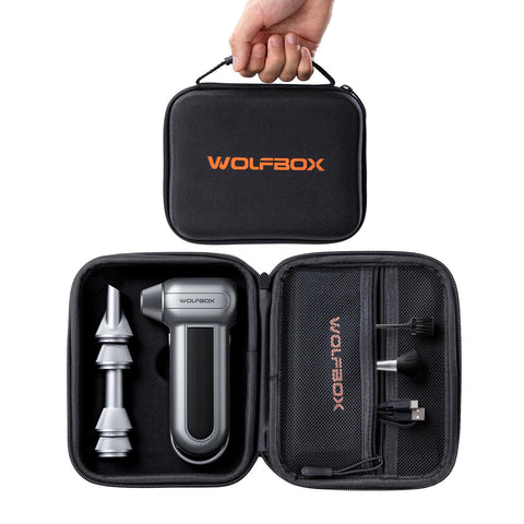 WOLFBOX funda frontal cerrada protege el equipo al transportar