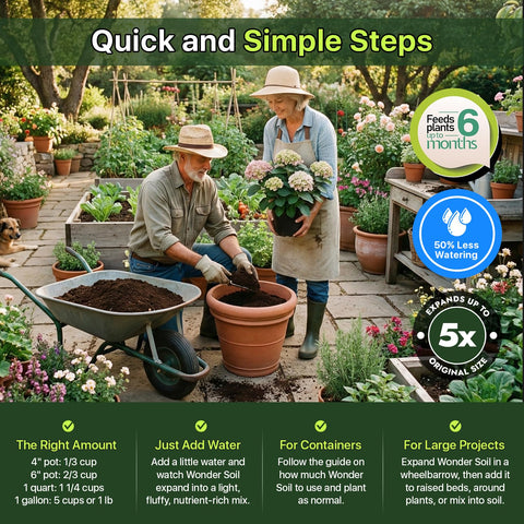 Wonder Soil vermicompost visible aporta nutrientes naturales