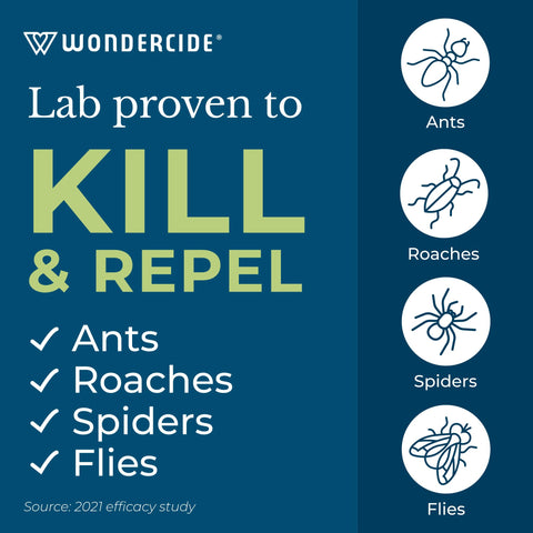 Wondercide detalle de textura del rociador para aplicación precisa