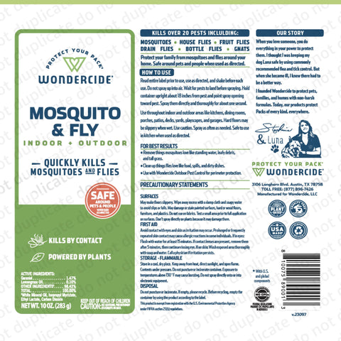 Wondercide en cocina con mesa limpia libre de moscas para un ambiente seguro y cómodo