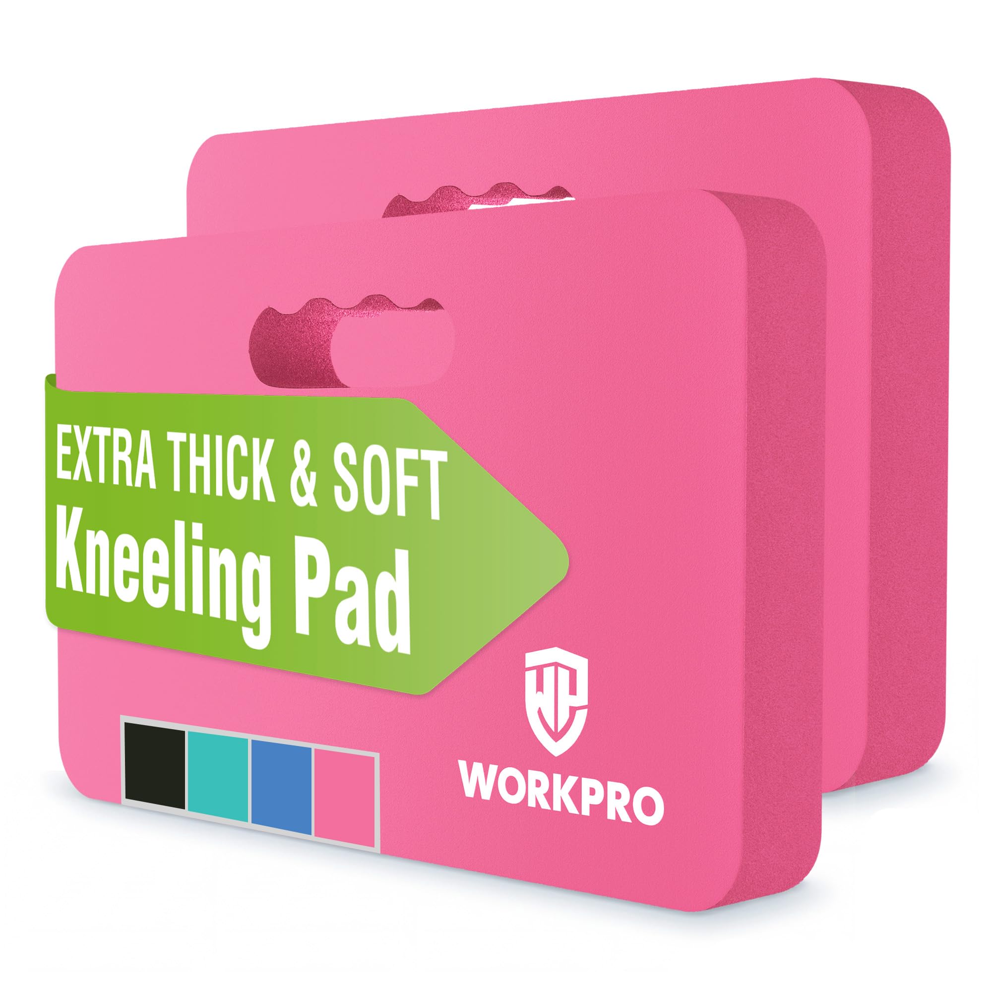 WORKPRO almohadilla frontal pack de dos rosa con acolchado grueso y comodidad