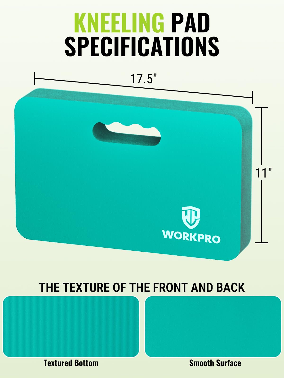 WORKPRO colchoneta en jardinería absorbiendo impacto y suciedad