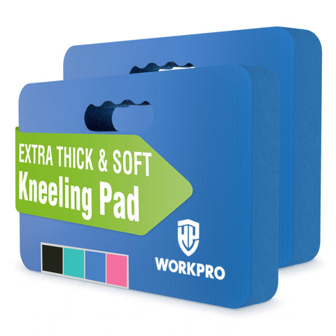 WORKPRO vista frontal del par de colchonetas con protección cómoda