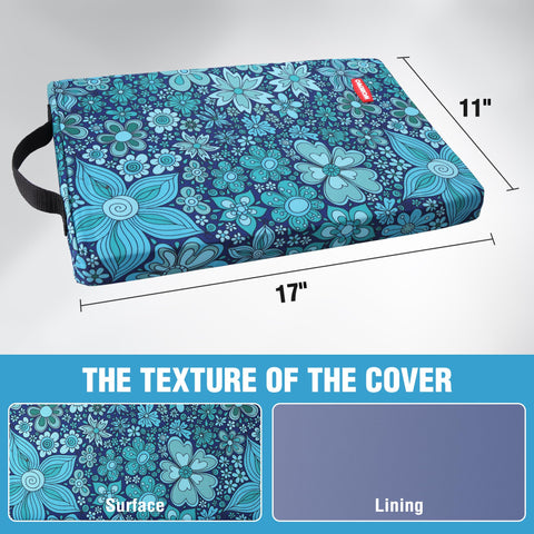 WORKPRO estampado floral azul que añade estilo y limpieza fácil