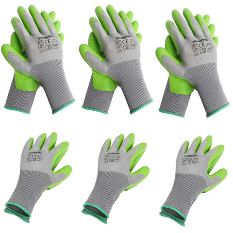 WORKPRO empaque frontal con seis pares listo para uso y ahorro