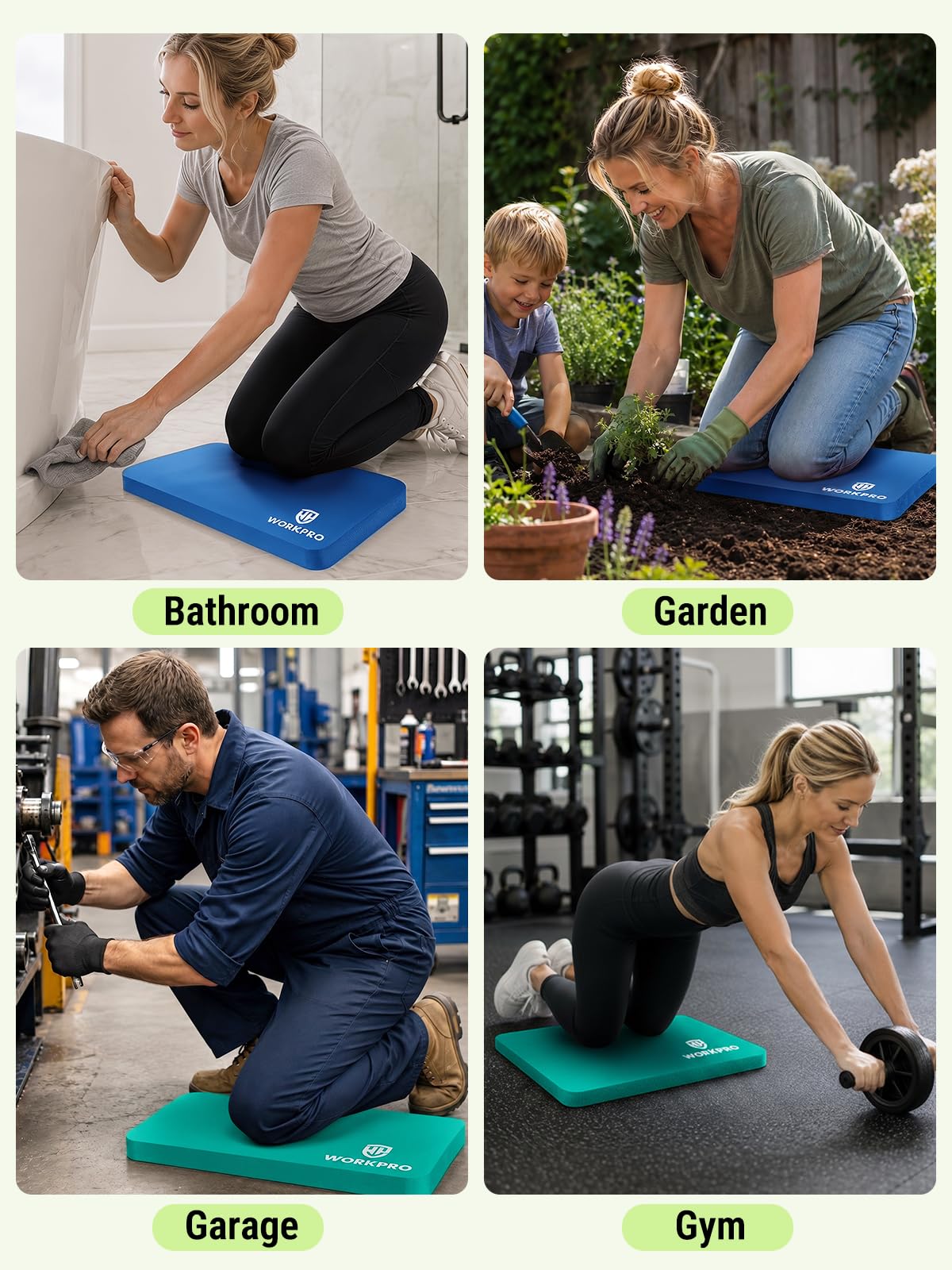 WORKPRO escena de yoga que presenta comodidad y versatilidad