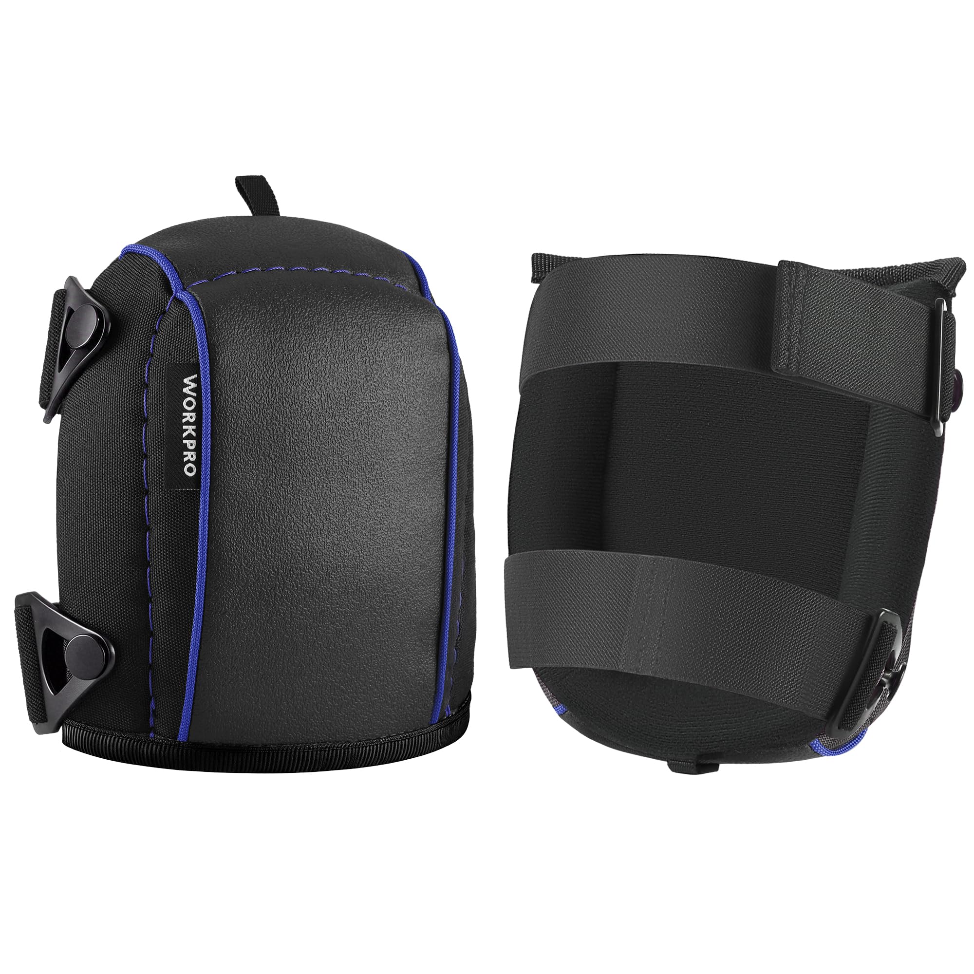 WORKPRO vista frontal del par de rodilleras mostrando diseño y protección
