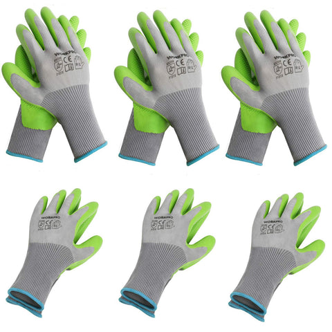 WORKPRO empaquetado frontal seis pares práctico y protector