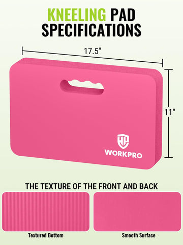 WORKPRO asa integrada para transportar fácilmente y guardar las almohadillas