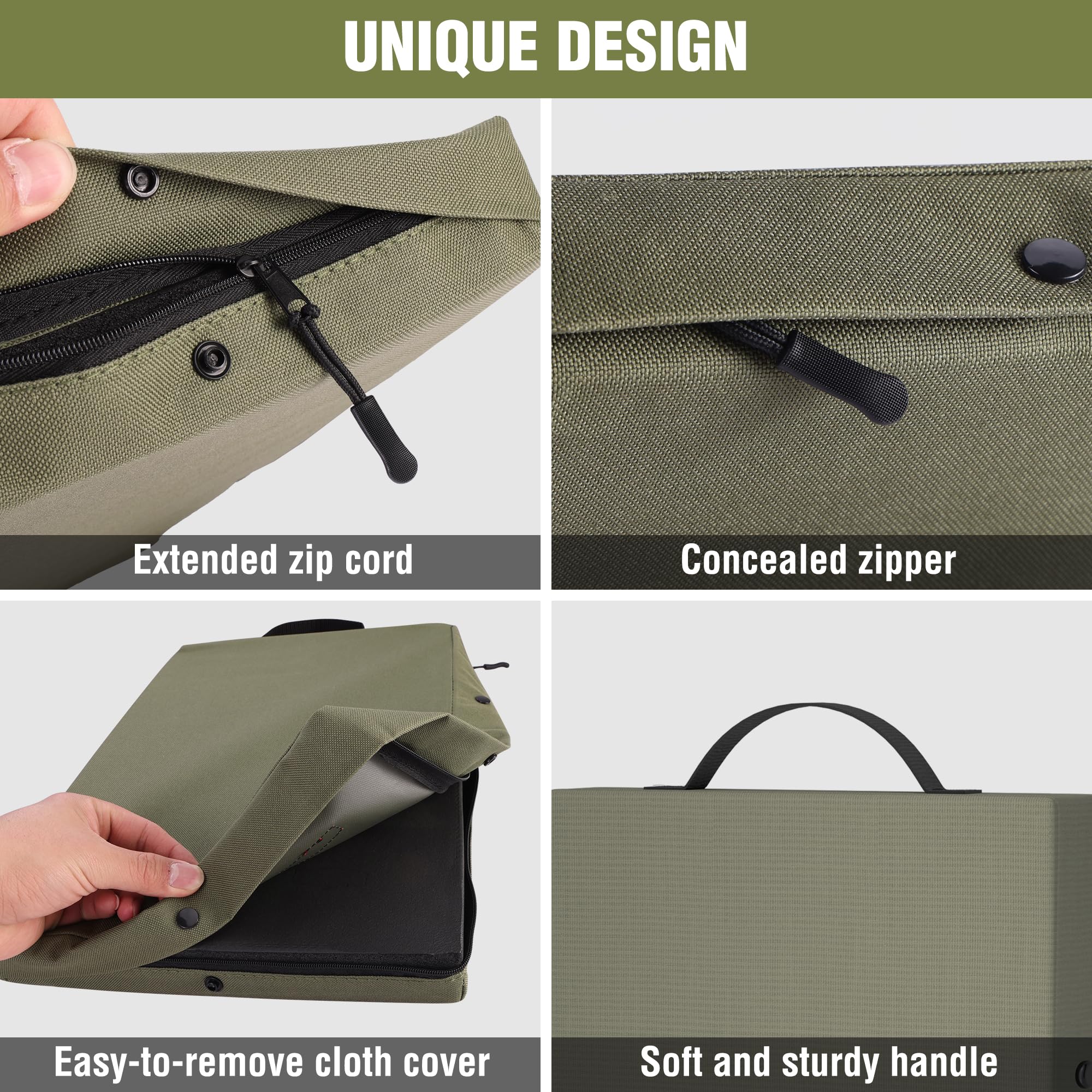 WORKPRO costuras reforzadas de la funda, durabilidad y resistencia al desgaste