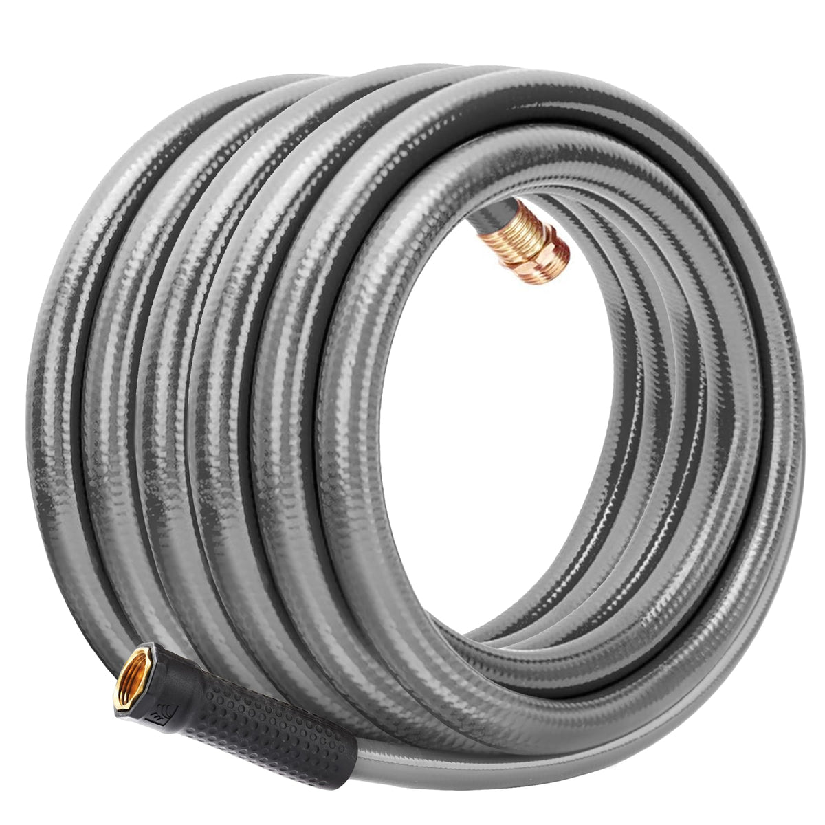 Worth manguera frontal mostrando longitud y color, durable y ligera