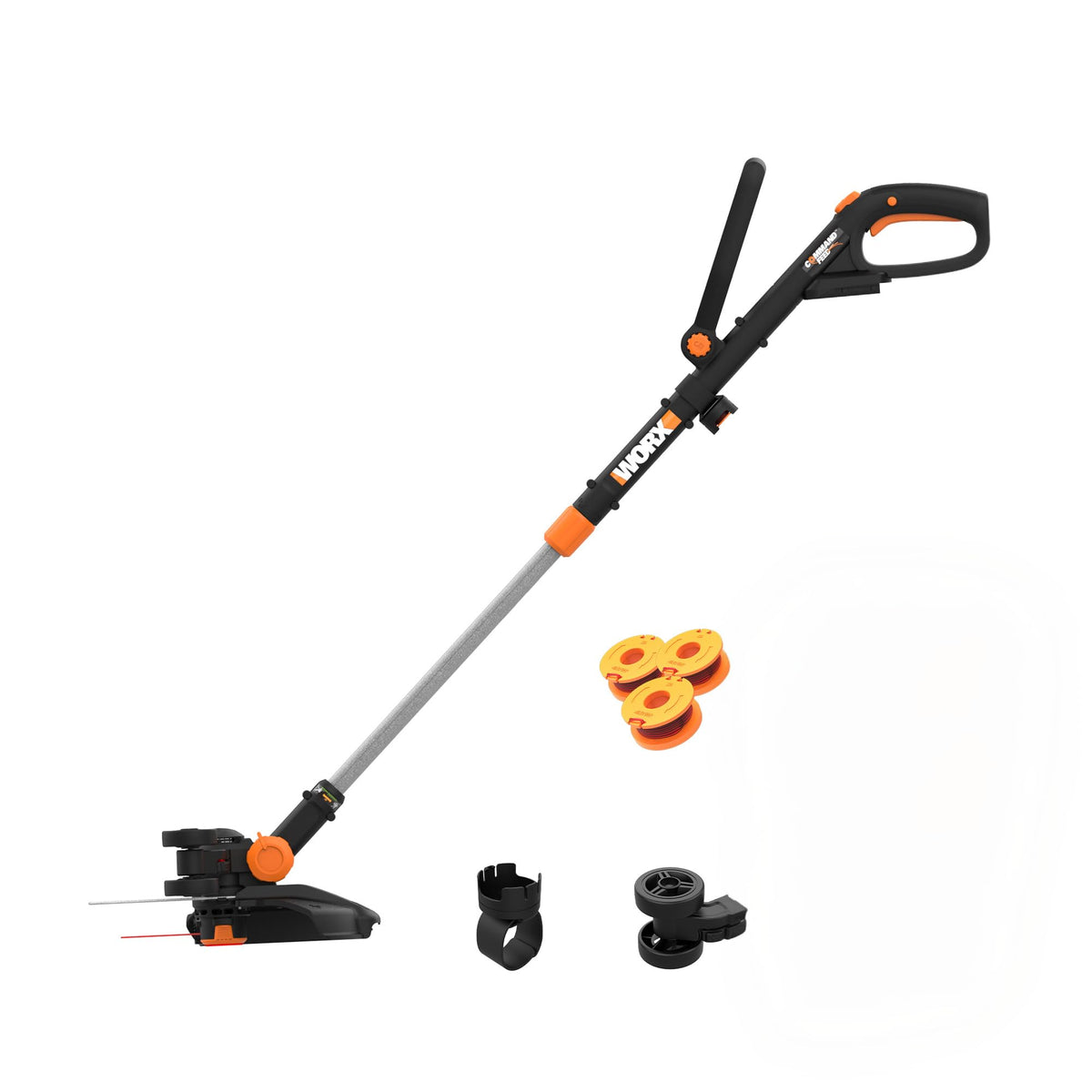 WORX GT vista frontal mostrando configuración 3 en 1 y ahorro de espacio