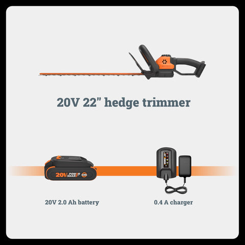 WORX kit completo con cargador y batería listo para usar