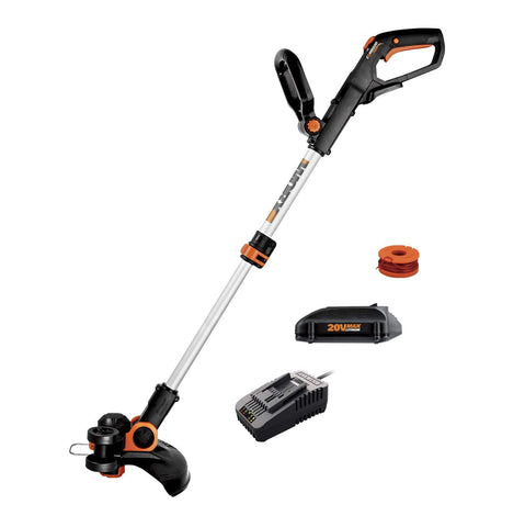WORX recortadora frontal mostrando diseño compacto y facilidad de manejo