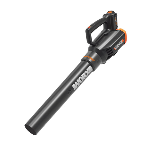 WORX WG547.9 vista frontal mostrando diseño ligero y control ergonómico