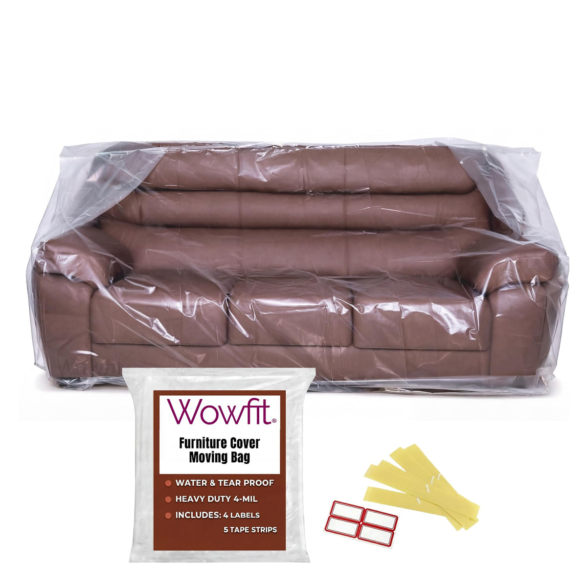 Wowfit funda frontal empaquetada muestra protección fácil