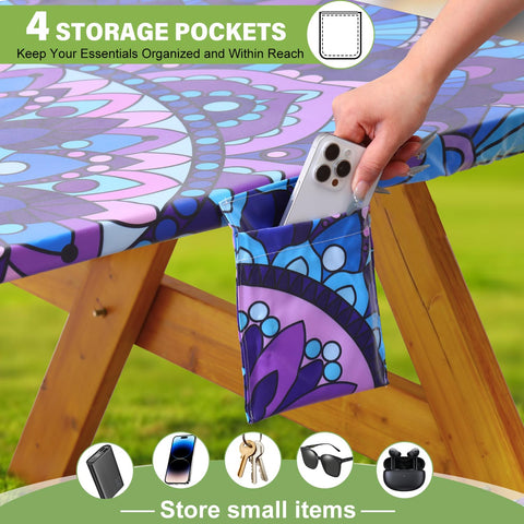 Wrakus funda montada en picnic exterior para comidas al aire libre