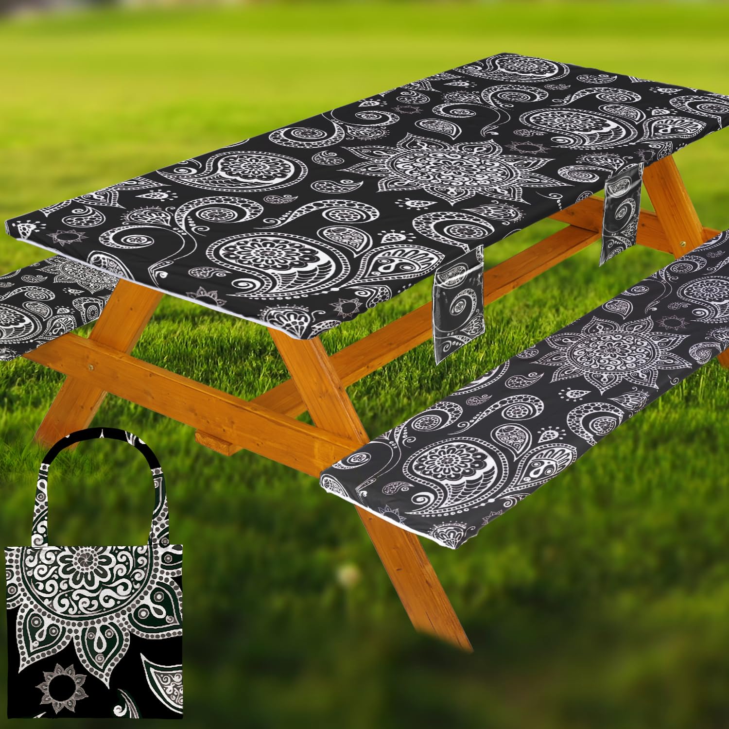 Wrakus funda mesa frontal mostrando el ajuste y protección