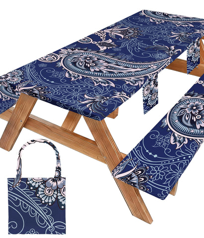 Wrakus vista frontal de funda de mesa plegada para transporte y protección