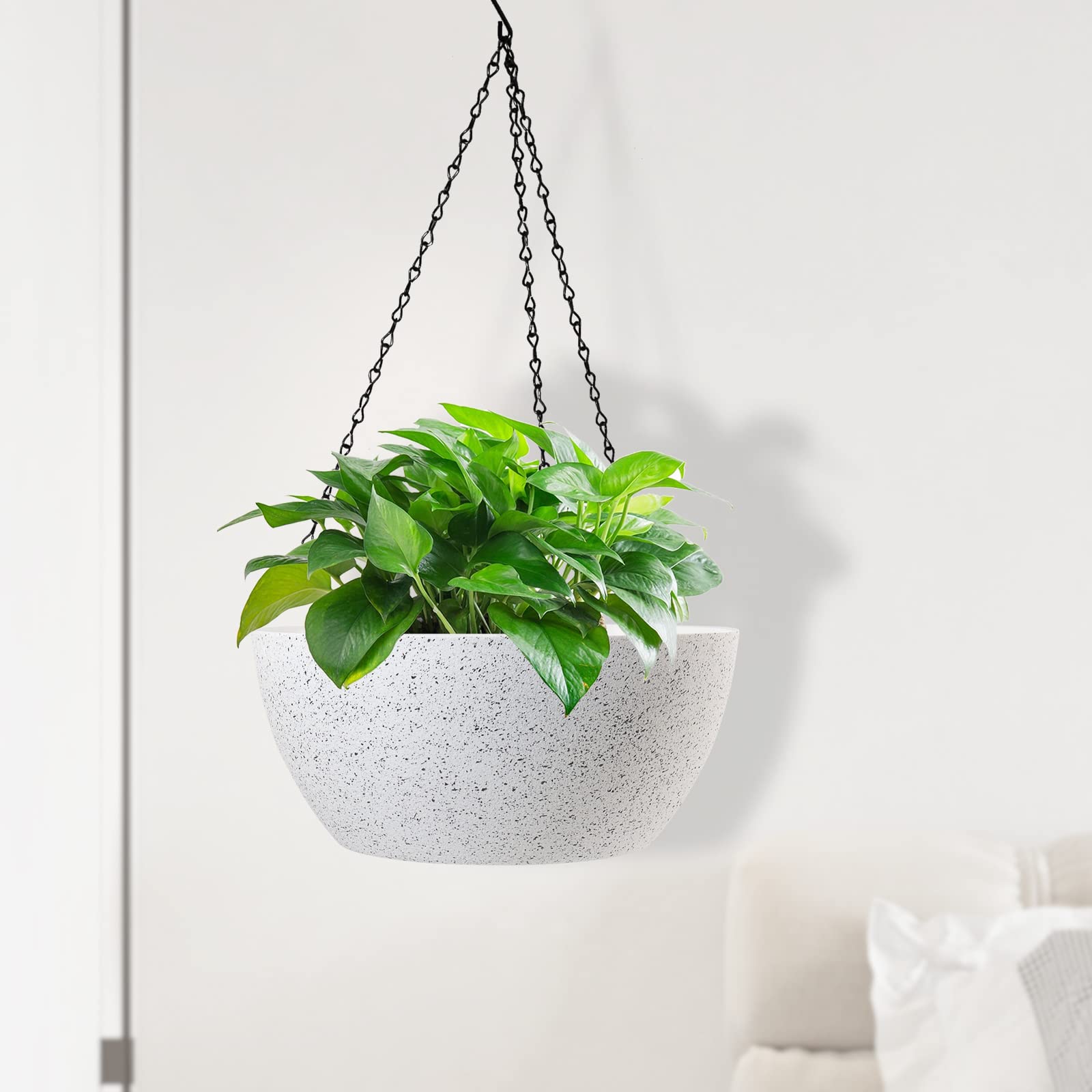 WSMKSZ maceta colgando en un porche, maximiza espacio y decoración exterior