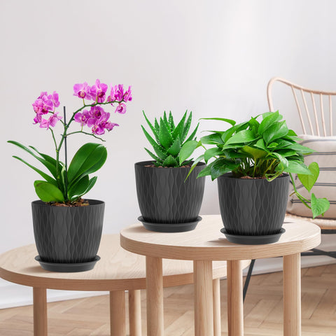 WSMKSZ conjunto de macetas en varios colores, combina con decoración