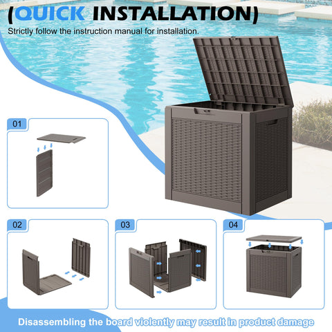 WTFGO en terraza integrada con muebles para un look ordenado