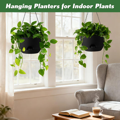WUCEIAUU maceta colgante en salón realzando plantas y decoración interior