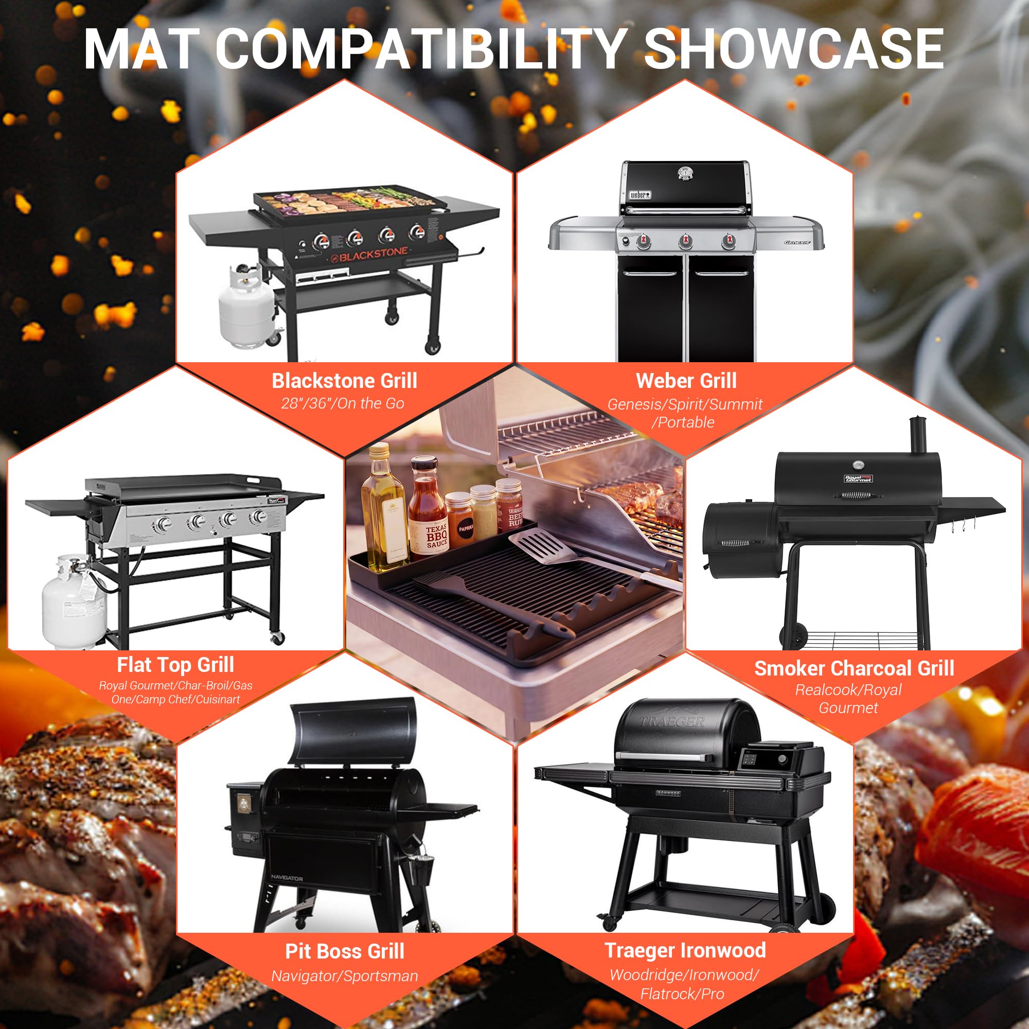 WZGUSXN presentación como regalo ideal para aficionados al asado