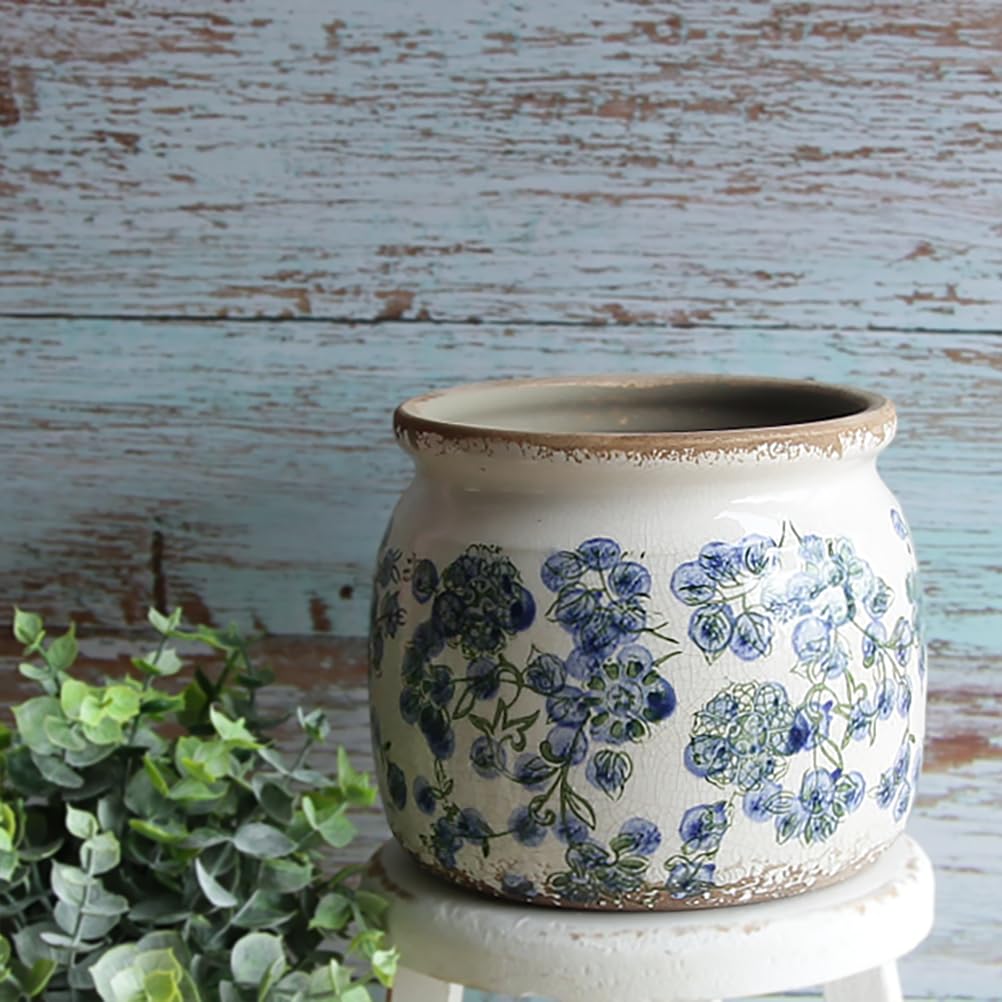Xiaan Jiaju maceta en entorno decorativo, añade encanto vintage al hogar
