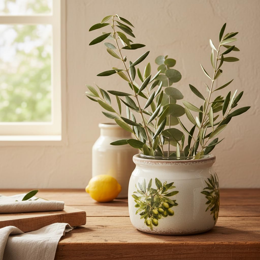 Xiaan Jiaju maceta ambientada en cocina, realza decoración cotidiana