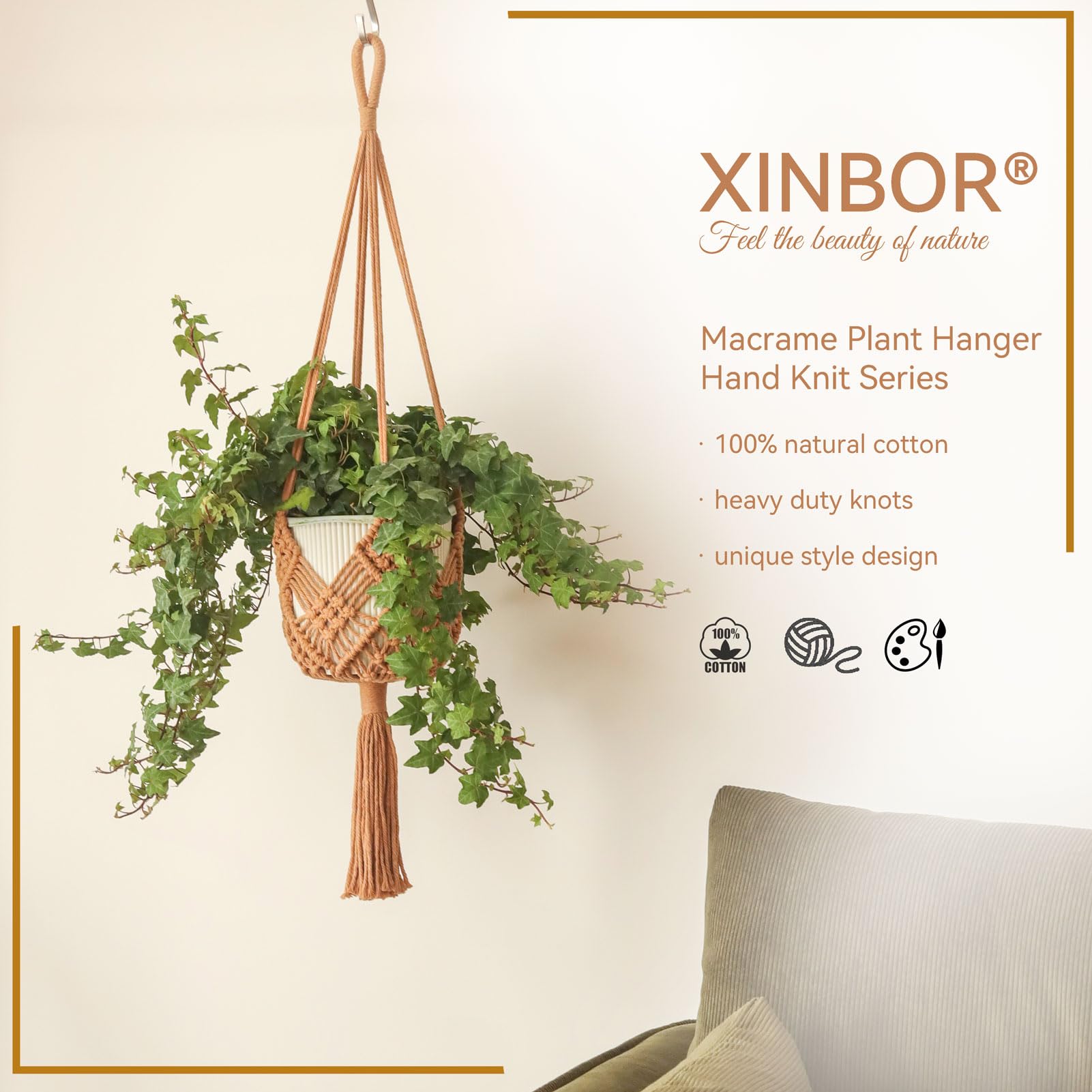XINBOR ganchos de acero inoxidable incluidos asegurando fijación