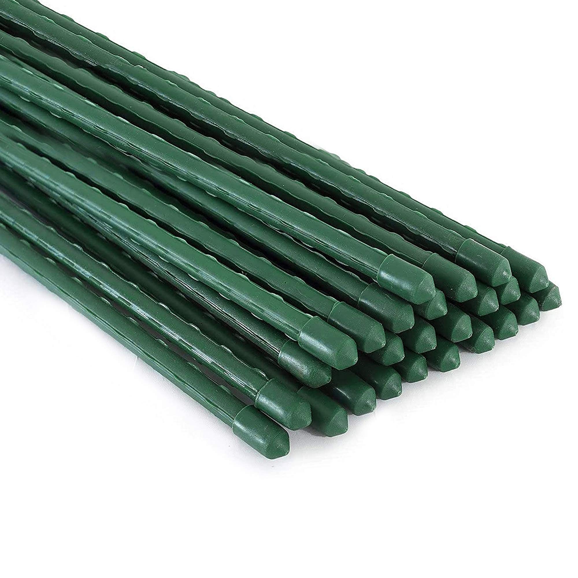 Xiny Tool paquete frontal mostrando 25 estacas para soporte de plantas