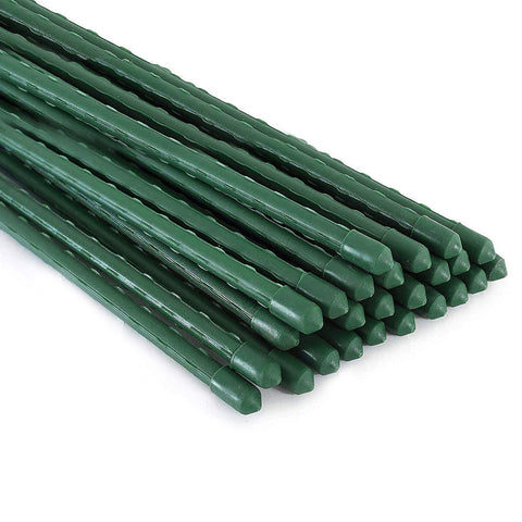 Xiny Tool paquete frontal mostrando 25 estacas para soporte de plantas