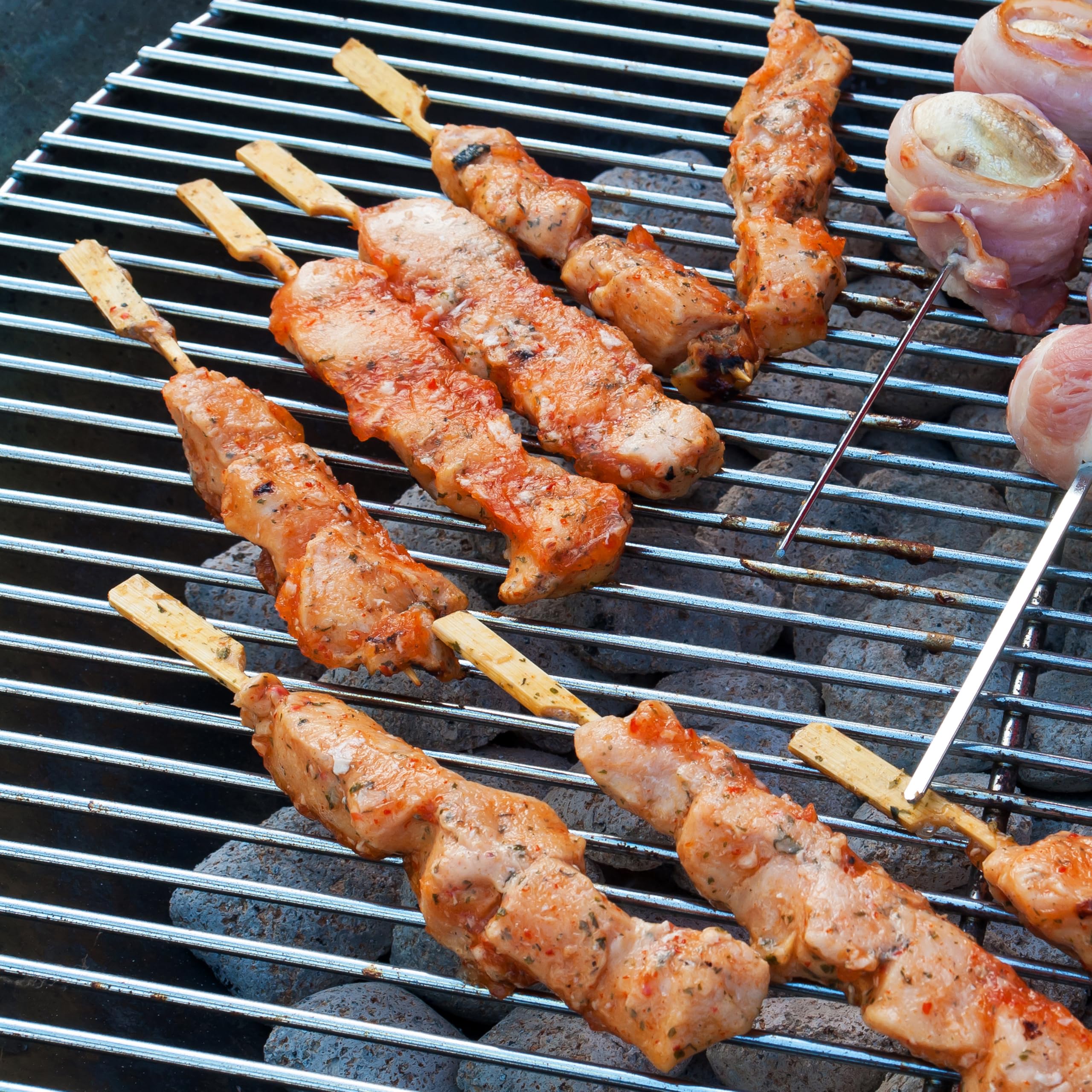 XMZY presentación de brochetas en bandeja lista para invitados