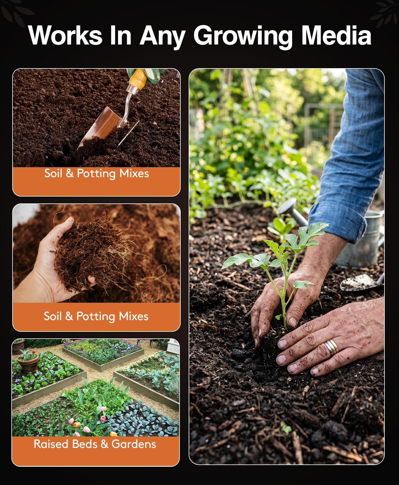 Xtreme Gardening Mykos uso en huerto urbano promoviendo raíces más fuertes y saludables