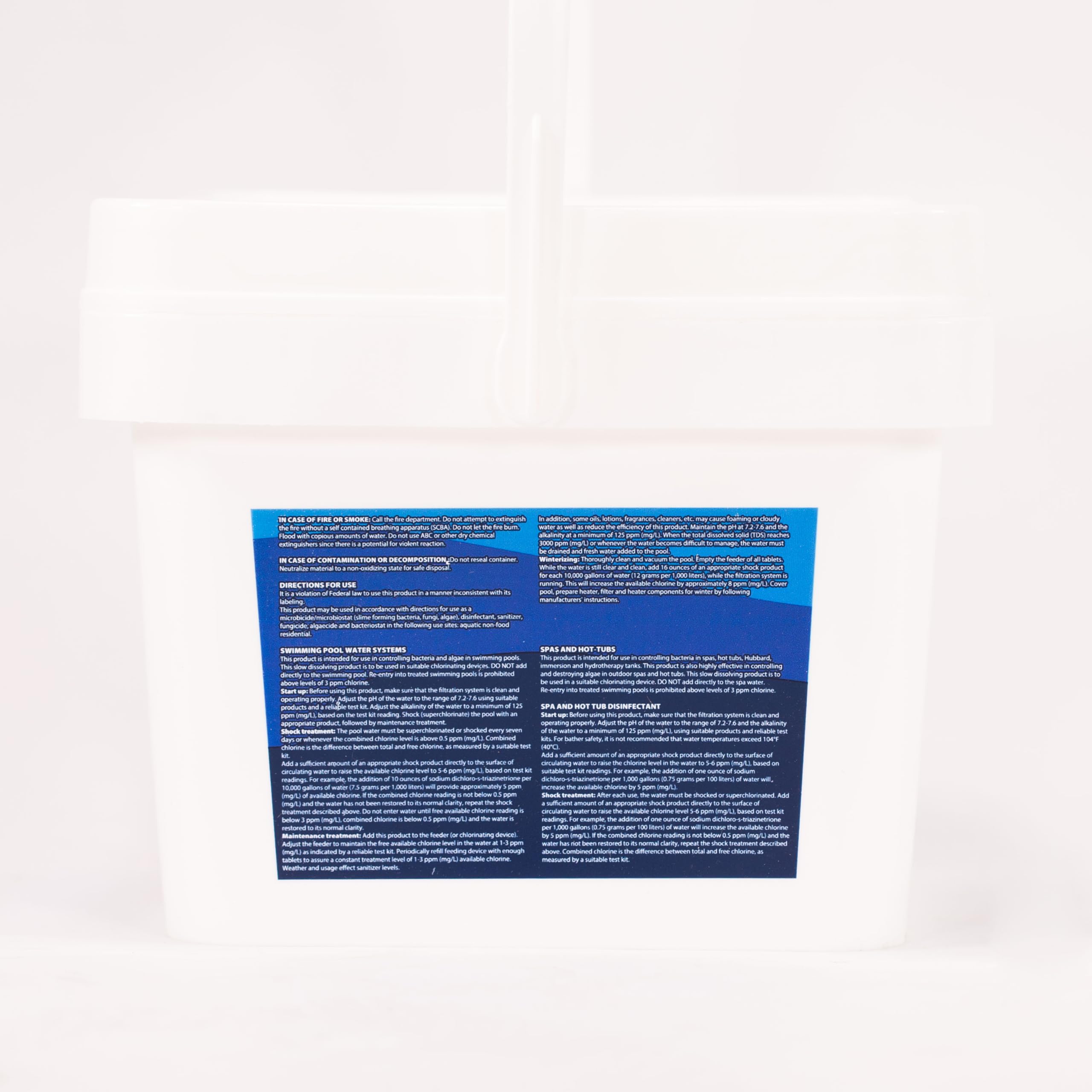 XtremepowerUS balde abierto con 5 libras visible para almacenamiento y cantidad