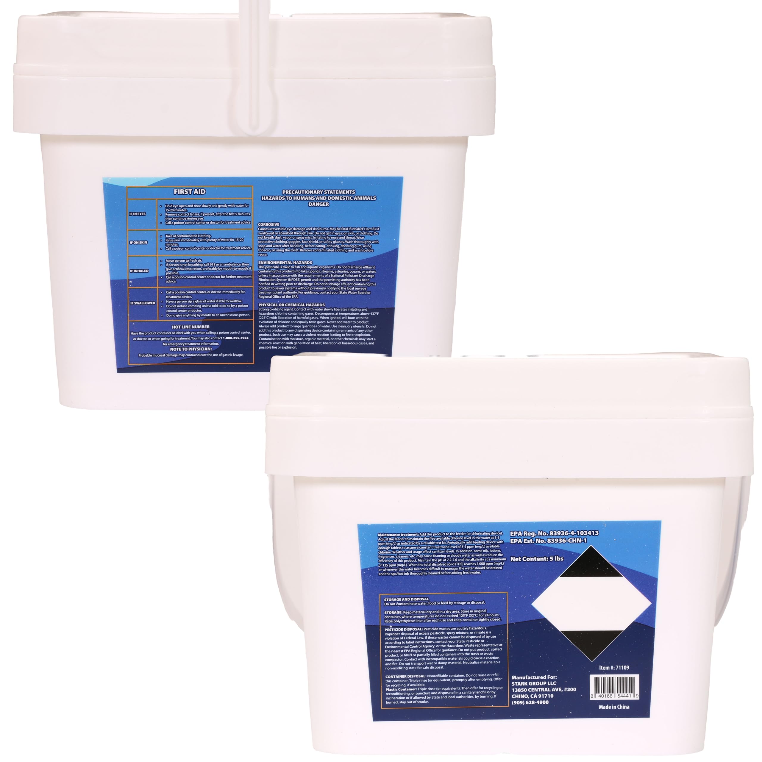 XtremepowerUS embalaje cerrado 5 lb almacenamiento compacto y protegido