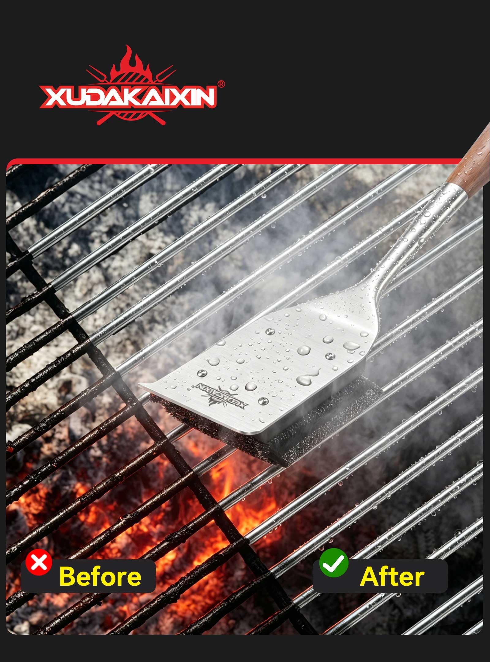 XUDAKAIXIN uso en plancha limpiando superficie plana eficazmente